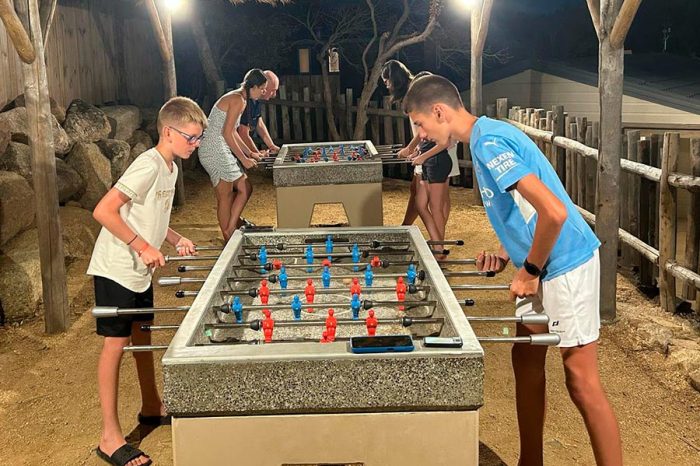 Campeggio Kevano Plage, 4 stelle Pianottoli Caldarello Calcio balilla