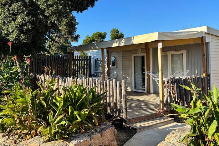 Campeggio Kevano Plage, 4 stelle Pianottoli Caldarello Casa mobile