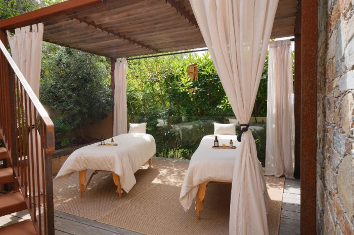 Regalia Hotel & Spa 5 stelle Pinarello: area massaggi all'aperto