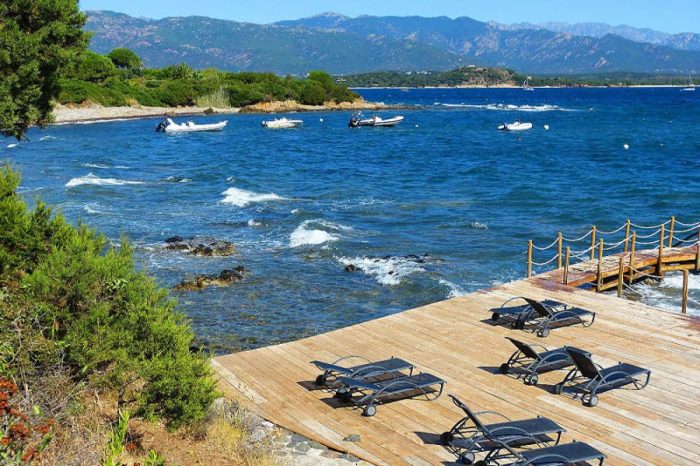 Ristorante Paviddonu Palombaggia pontone