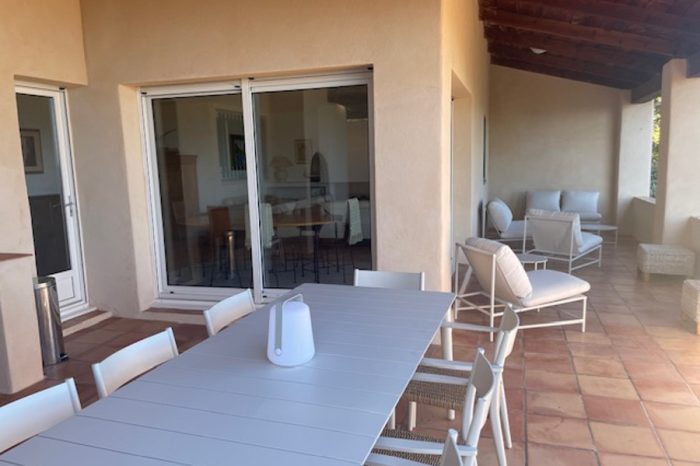 Villa Rossa Palombaggia grande terrazza