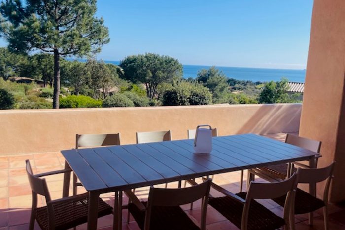 Villa Rossa Palombaggia piano terrazza